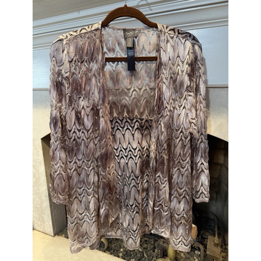 Travelers Collection By Chico’s Open Front Cardigan Size XL